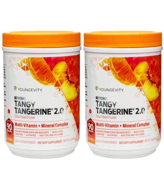 Beyond Tangy Tangerine 2.0 Pack Peach Youngevity Twin | | | Citrus BTT