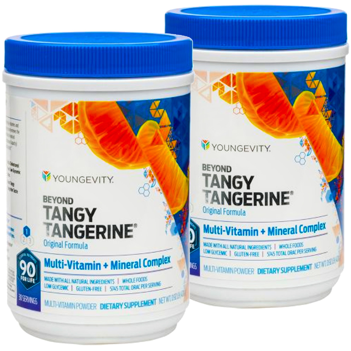 Beyond Tangy Tangerine Twin Pack Youngevity 90 for Life