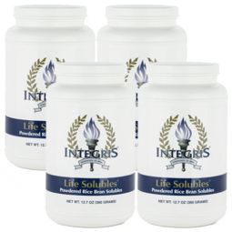 Life Solubles® Rice Bran - 360g (4-Canisters)